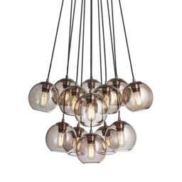 Industville - Preston Glass Globe 13 Wire Cluster Lights - 7 Inch - thumbnail 5