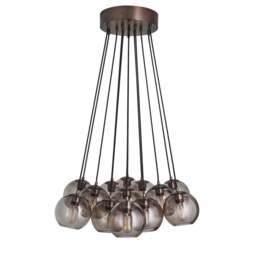 Industville - Preston Glass Globe 13 Wire Cluster Lights - 7 Inch - thumbnail 6