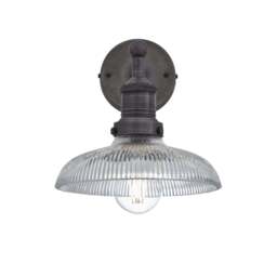 Industville - Brooklyn Glass Dome Wall Light - 8 Inch - thumbnail 7