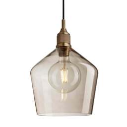 Industville - Noho Glass Schoolhouse Pendant Light - 10 Inch - thumbnail 3