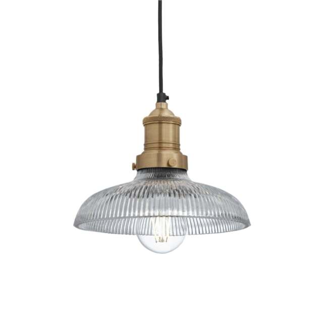 Industville - Brooklyn Glass Dome Pendant - 8 Inch - image 1