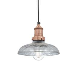 Industville - Brooklyn Glass Dome Pendant - 8 Inch - thumbnail 7