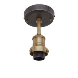 Industville - Brooklyn Glass Dome Flush Mount - 8 Inch - Clear - thumbnail 5