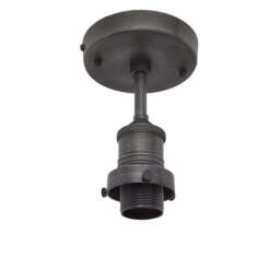 Industville - Brooklyn Glass Dome Flush Mount - 8 Inch - Clear - thumbnail 6