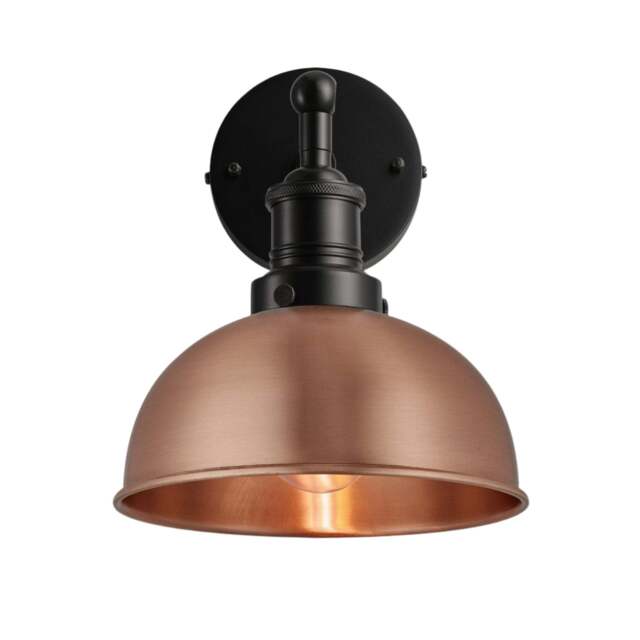 Industville - Brooklyn Dome Wall Light - 8 Inch - image 1