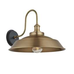 Industville - Swan Neck Outdoor & Bathroom Step Wall Light - 16 Inch - thumbnail 1