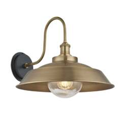 Industville - Swan Neck Outdoor & Bathroom Step Wall Light - 16 Inch - thumbnail 2