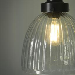 Industville - Brooklyn Glass Cone Pendant Light - 7 Inch - thumbnail 3