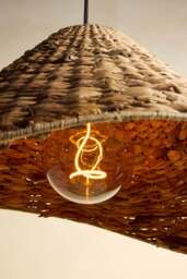 Industville - Sea Grass Giant Hat Pendant Light - Natural - thumbnail 6
