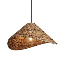 Industville - Sea Grass Giant Hat Pendant Light - Natural - thumbnail 1