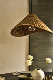 Industville - Sea Grass Giant Hat Pendant Light - Natural - thumbnail 5