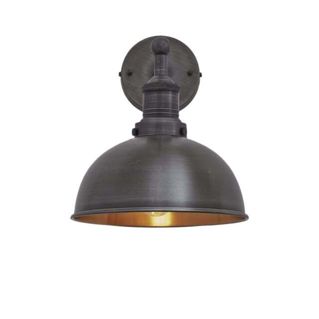 Industville - Brooklyn Dome Wall Light - 8 Inch - image 1