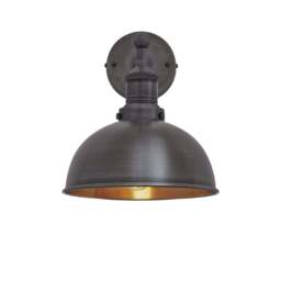 Industville - Brooklyn Dome Wall Light - 8 Inch - thumbnail 1