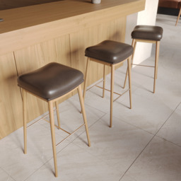 Industville - Auburn Wooden Counter Height Stool - thumbnail 5