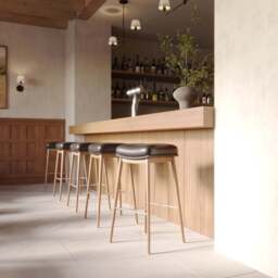 Industville - Auburn Wooden Counter Height Stool - thumbnail 4