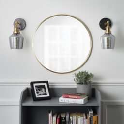 Industville - Urban Round Wall Mirror - 24 inch - thumbnail 3