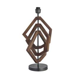 Industville - Wooden Geometric Polygon Table Lamp - thumbnail 4