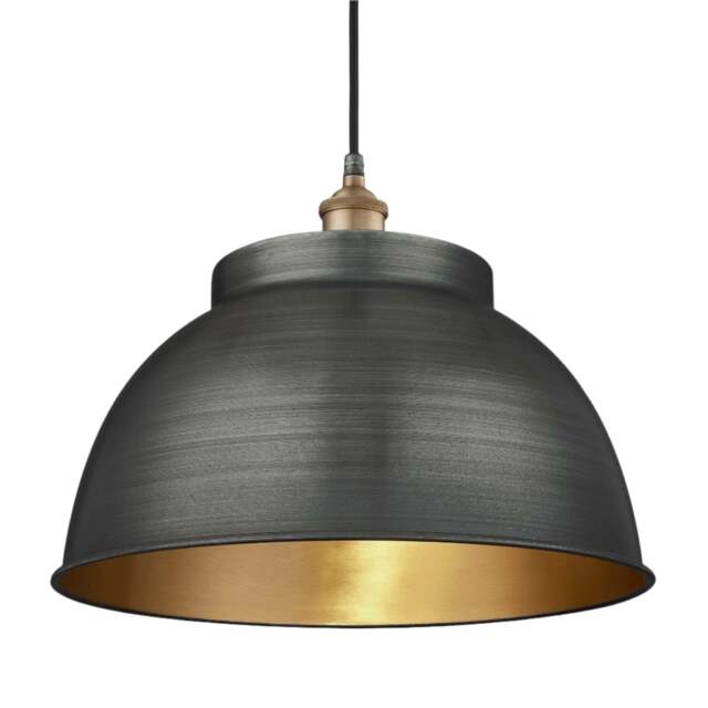 Industville - Brooklyn Outdoor & Bathroom Dome Pendant - 17 Inch - image 1
