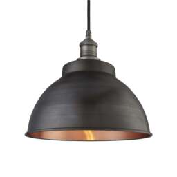 Industville - Brooklyn Outdoor & Bathroom Dome Pendant - 13 Inch - thumbnail 5
