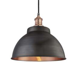 Industville - Brooklyn Outdoor & Bathroom Dome Pendant - 13 Inch - thumbnail 2