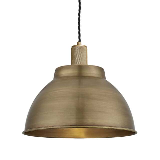 Industville - Knurled Dome Pendant - 13 Inch - image 1