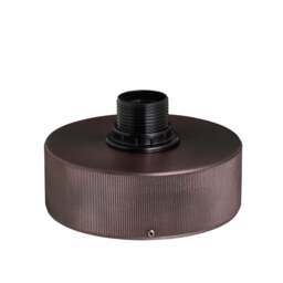 Industville - Rift Slatted Wooden Drum Semi Flush Mount Light - Dark - thumbnail 6