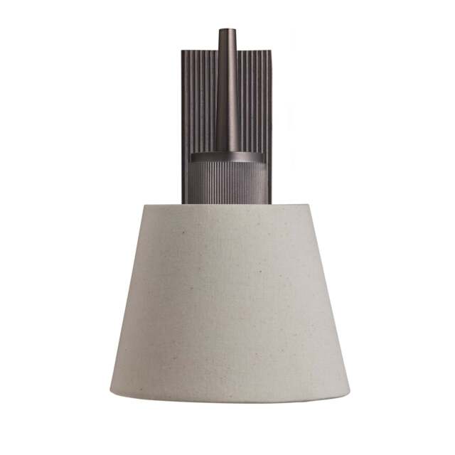 Industville - Henley Wall Light - Natural Cotton Shade - image 1