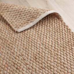 Industville - Hale Hand Woven Jute Rug - Natural & Cream