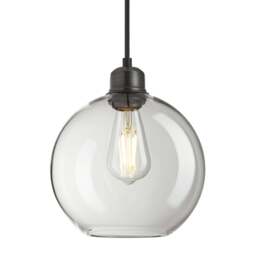 Industville - Orlando Glass Globe Pendant - 9 Inch - thumbnail 3
