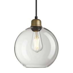 Industville - Orlando Glass Globe Pendant - 9 Inch - thumbnail 1