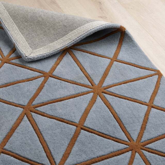 Industville - Hithe Hand Tufted Wool Rug - Grey & Brown