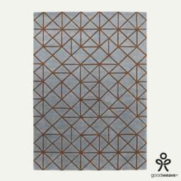 Industville - Hithe Hand Tufted Wool Rug - Grey & Brown - thumbnail 6