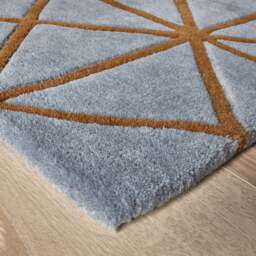 Industville - Hithe Hand Tufted Wool Rug - Grey & Brown - thumbnail 7