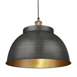Industville - Brooklyn Dome Pendant Light - 17 Inch