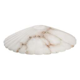 Industville - Noho Alabaster Fluted Slope Swan Neck Wall Light - 9 Inch - thumbnail 7