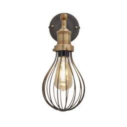 Industville - Brooklyn Balloon Cage Wall Light - 6 Inch - thumbnail 2