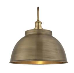 Industville - Swan Neck Outdoor & Bathroom Dome Wall Light - 17 Inch - thumbnail 3