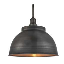 Industville - Swan Neck Outdoor & Bathroom Dome Wall Light - 17 Inch - thumbnail 5