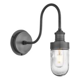 Industville - Swan Neck Outdoor & Bathroom Wall Light - thumbnail 2
