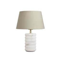Industville - Alabaster Stone Dual Lit Table Lamp - thumbnail 7