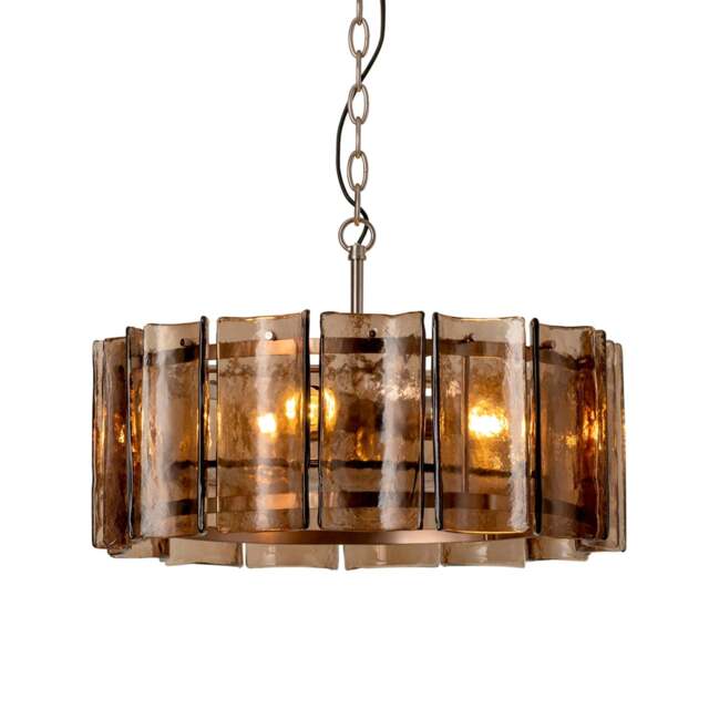 Industville - Amberley Round Chandelier Light - 22 Inch - image 1