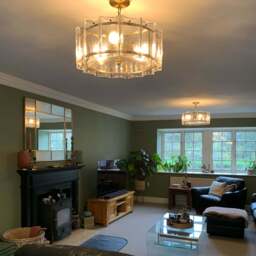 Industville - Amberley Round Chandelier Light - 22 Inch - thumbnail 3