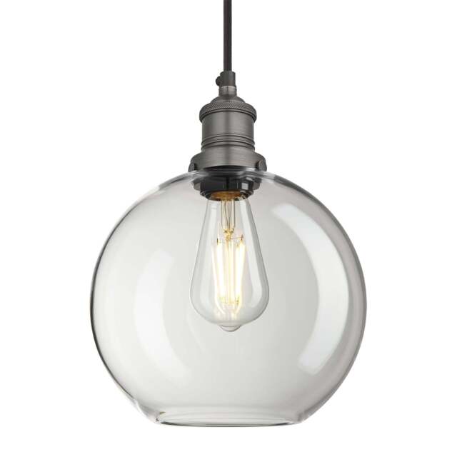 Industville - Brooklyn Glass Globe Pendant - 9 Inch - image 1