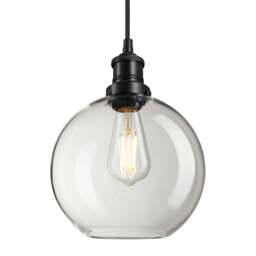 Industville - Brooklyn Glass Globe Pendant - 9 Inch - thumbnail 7
