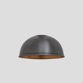 Dome - 8 Inch - Pewter & Copper - Shade Only