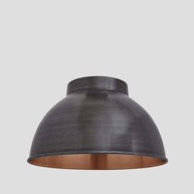 Dome - 13 Inch - Pewter & Copper - Shade Only