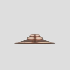 Flat - 8 Inch - Copper - Shade Only