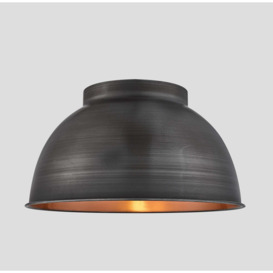 Dome - 17 Inch - Pewter & Copper - Shade Only