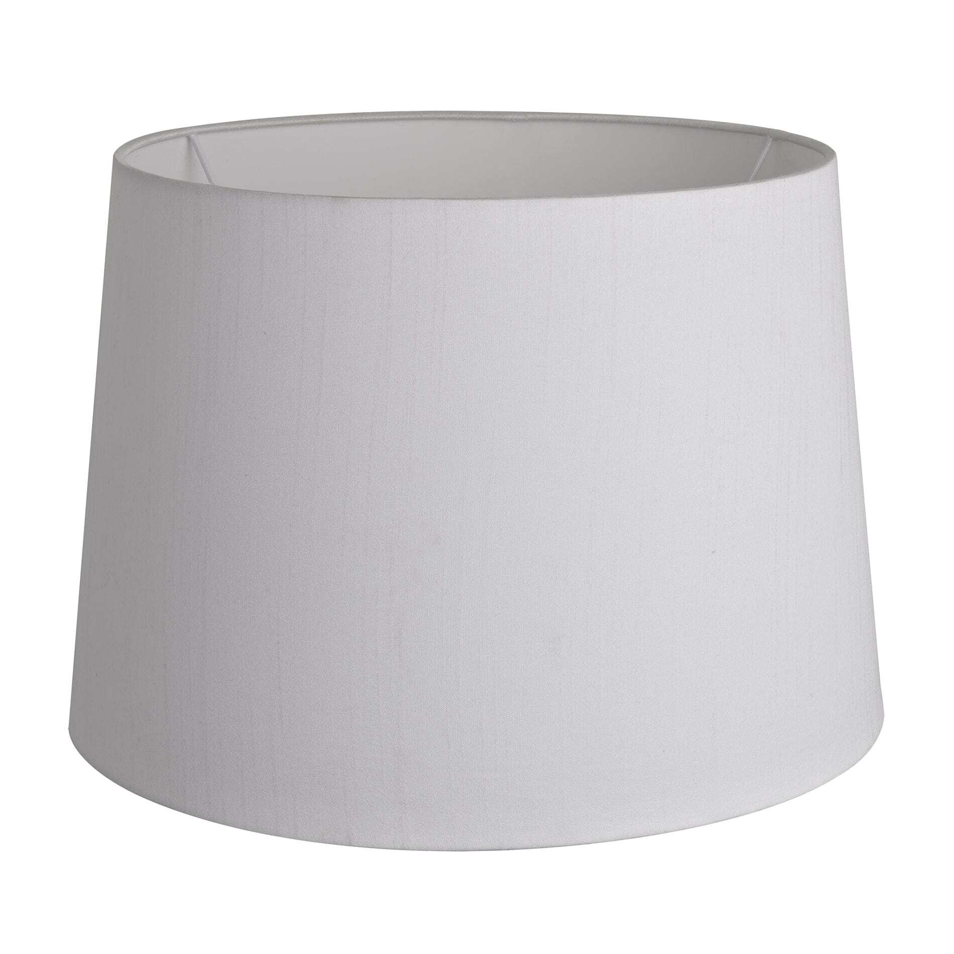 Empire - Large - White Dupion Silk - Lampshade Only