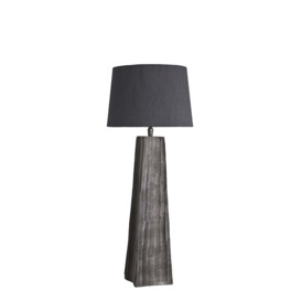 Industville - Ornate Obelisk Table Lamp - Pewter